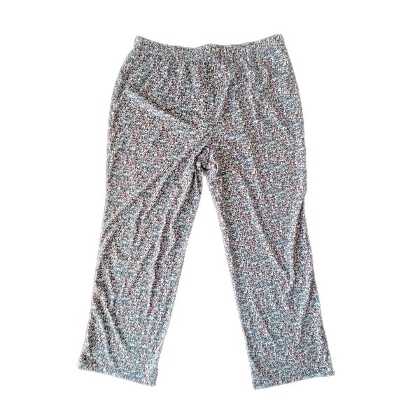 Land's End Pajama Pants Floral Micro Print - Picture 3 of 8